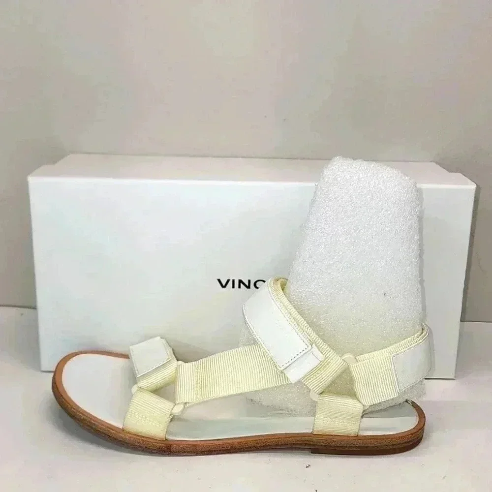 Vince slingback leather upper sandal size 36.5